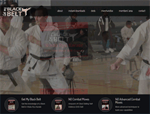 Tablet Screenshot of getmyblackbelt.com